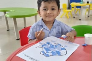 Blue Colour Day Celebration at MIT VG Preschool Talegaon