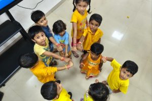 Yellow Colour Day and Friendship Day Celebration at MIT VG Preschool Talegaon